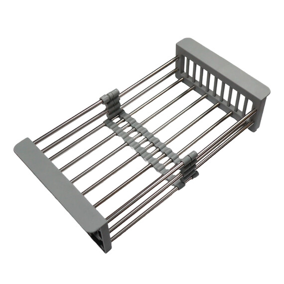 Кухонная мойка Azario Nicole AZG5050H (сифон, дозатор и коландер в комплекте) серый соты фото 7