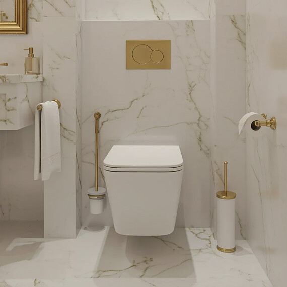 Унитаз подвесной безободковый Azario PACE AZ-5172T-WHT с тонкой крышкой микролифт (система смыва Торнадо) фото 14