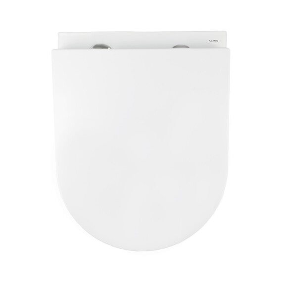 Унитаз подвесной безободковый Azario ADAGIO AZ-5177T-WHT с тонкой крышкой микролифт (система смыва Торнадо) фото 10