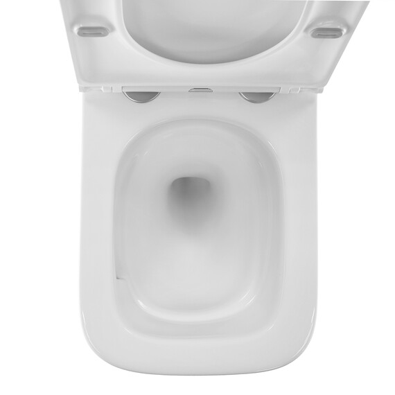 Унитаз подвесной безободковый Azario PRO PRO-0002 UQ3 с тонкой крышкой микролифт (Система смыва торнадо) фото 8