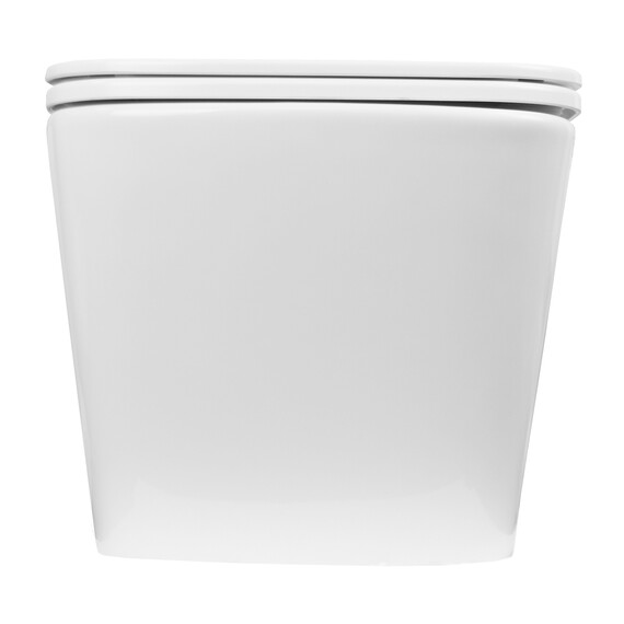 Унитаз подвесной безободковый Azario TALAS AZ-87268 с тонкой крышкой микролифт фото 6