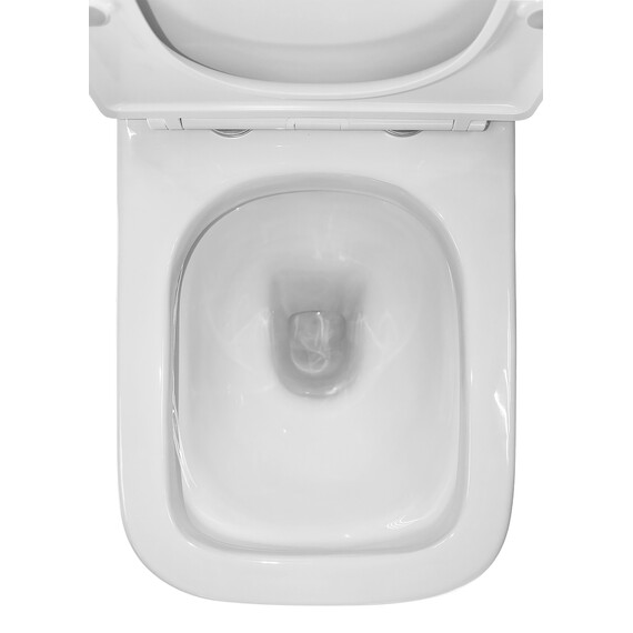 Унитаз-компакт безободковый Azario SAVIA AZ-8303D-s с с быстросъемным сиденьем микролифт фото 8