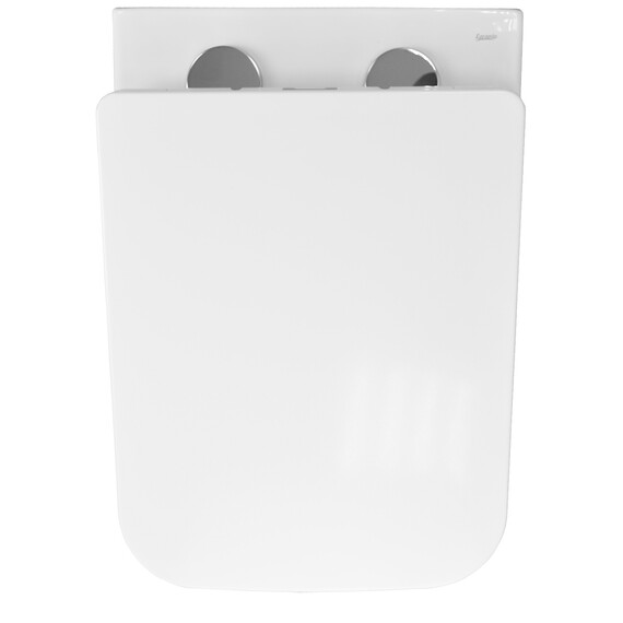 Унитаз подвесной безободковый Azario TALAS AZ-87268 с тонкой крышкой микролифт фото 12