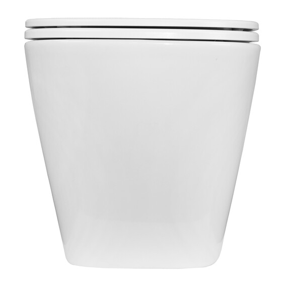 Унитаз подвесной безободковый Azario PRO PRO-0002 с тонкой крышкой микролифт фото 6