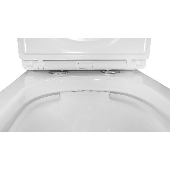 Унитаз-компакт безободковый Azario SAVIA AZ-8303D-s с с быстросъемным сиденьем микролифт фото 6