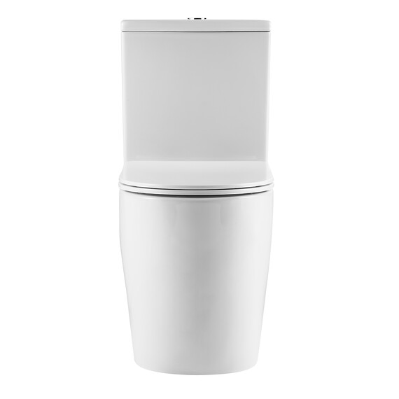 Унитаз-компакт безободковый Azario LUMA TORNADO FLUSHING AZ-1253ST с тонкой крышкой микролифт (система смыва Торнадо) фото 3