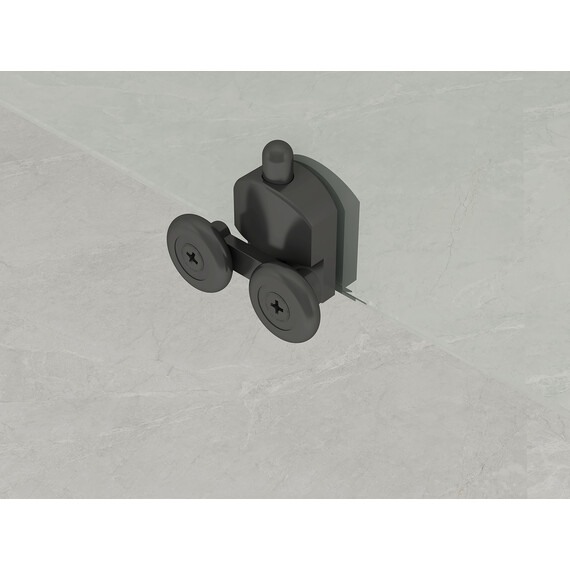 Душевое ограждение Loranto 120x90 см CS-AB02B-129, чёрный матовый/прозрачное фото 3