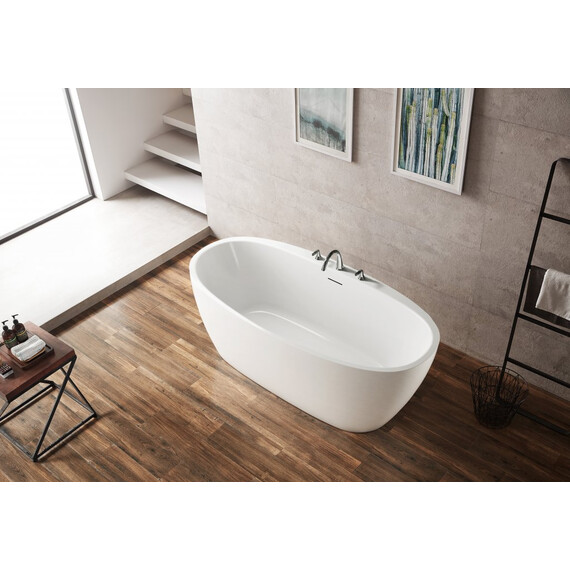 Ванна отдельностоящая BelBagno BB404-1500-800 150х80 см, Размер - мм: 1500x800 фото 2