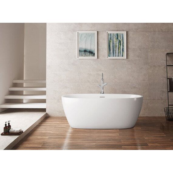 Ванна отдельностоящая BelBagno BB404-1500-800 150х80 см, Размер - мм: 1500x800 фото 