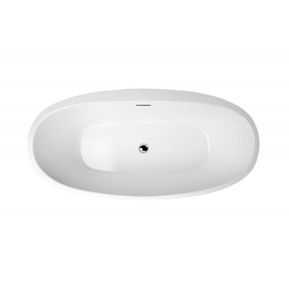 Ванна отдельностоящая BelBagno BB404-1500-800 150х80 см, Размер - мм: 1500x800 фото 3