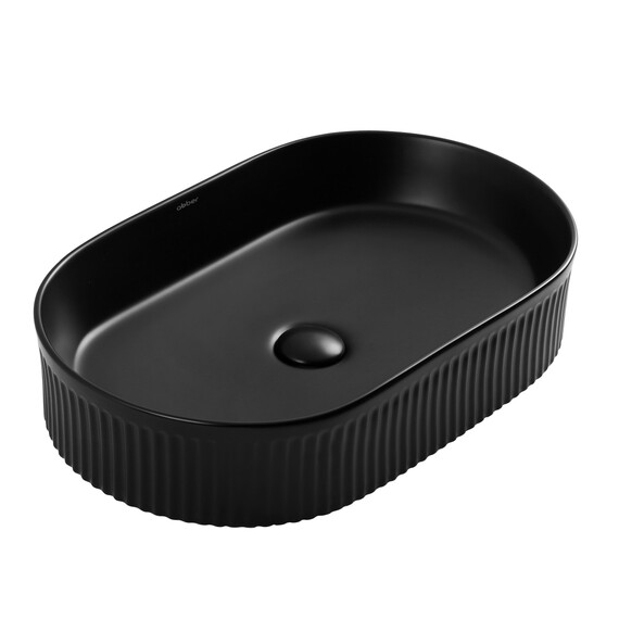 Раковина-чаша Abber Bequem 57 см AC2116MB, чёрный матовый фото 