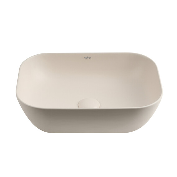 Раковина-чаша Abber Rechteck 46 см AC2200MBE, светло-бежевый матовый фото 2