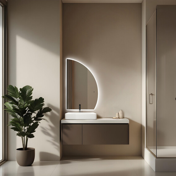 Зеркало Abber Teil 69 см AG6504SR фото 2