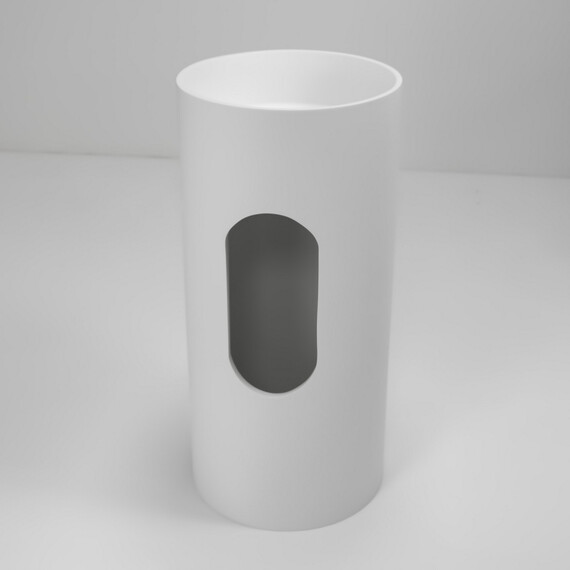 Раковина напольная Abber Stein 40 см AS2516-H, белый матовый фото 6