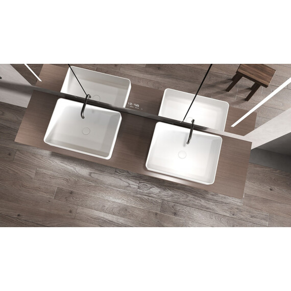 Раковина-чаша Abber Stein 55 см AS2629, белый матовый фото 2