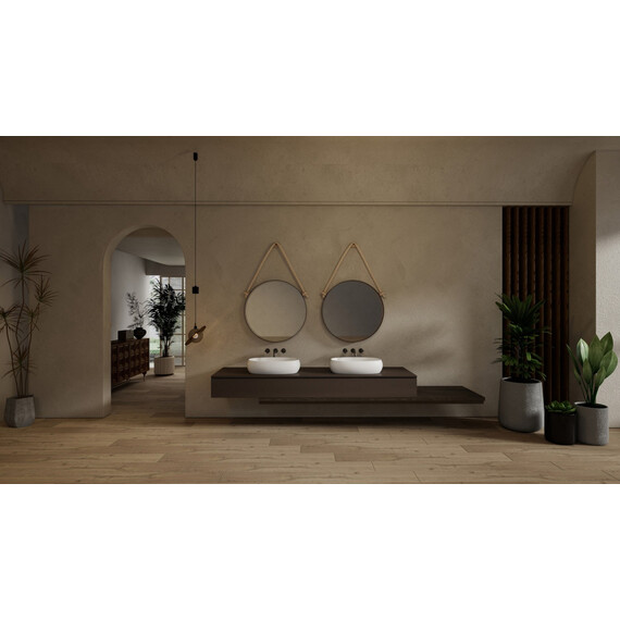 Раковина-чаша Abber Stein 58 см AS2632, белый матовый фото 4