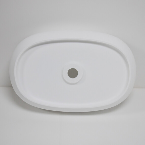Раковина-чаша Abber Stein 58 см AS2632, белый матовый фото 9