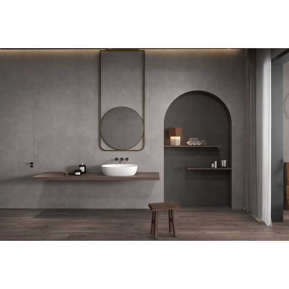 Раковина-чаша Abber Stein 60 см AS2633, белый матовый фото 4