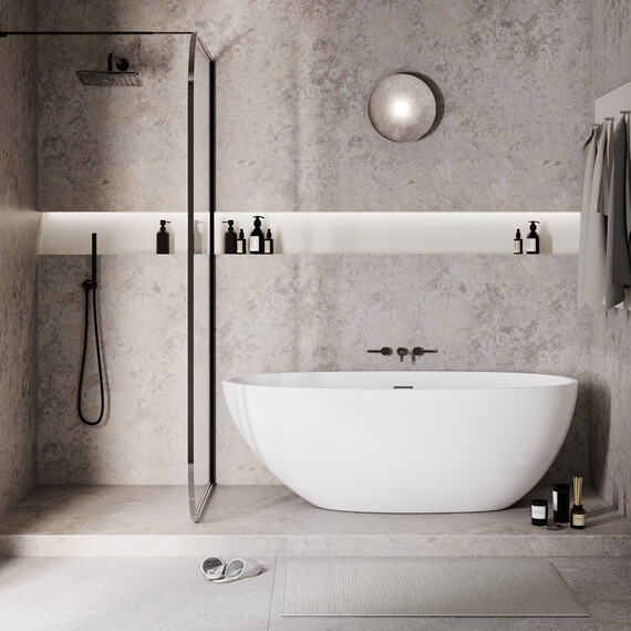 Ванна отдельностоящая Grossman Fly 170x75 см GR-1104 фото 4