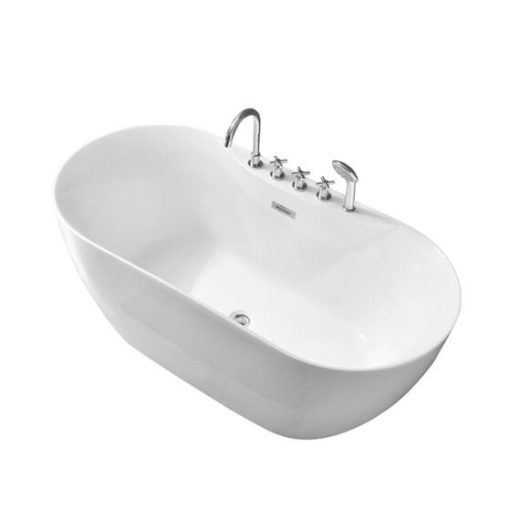 Ванна акриловая Grossman Classic 160x75 см GR-12501-1 фото 