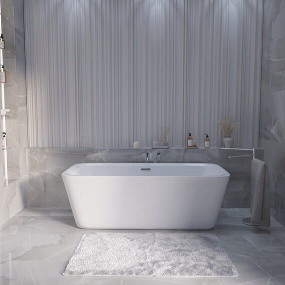 Ванна отдельностоящая Grossman Cristal 170x80 см GR-2023 фото 5