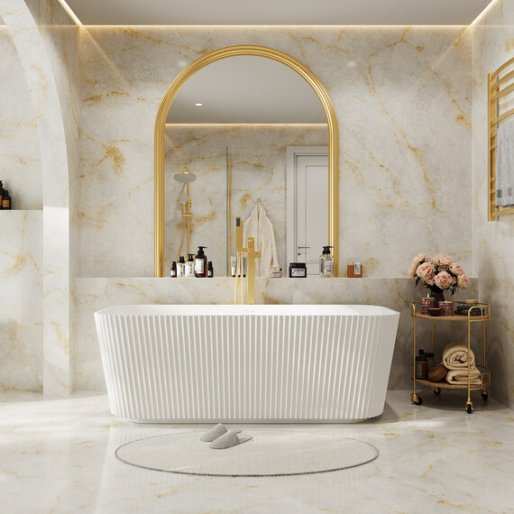 Ванна отдельностоящая Grossman Cristal 170x75 см GR-2028F фото 4