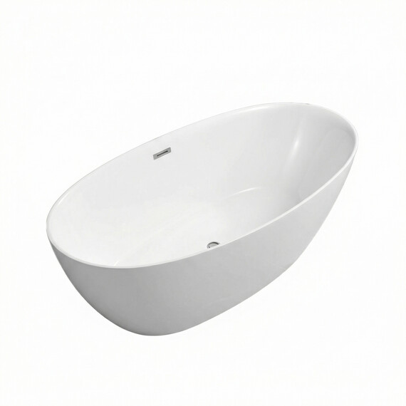 Ванна отдельностоящая Grossman Classic 150x78 см GR-2403M, белый матовый фото 3