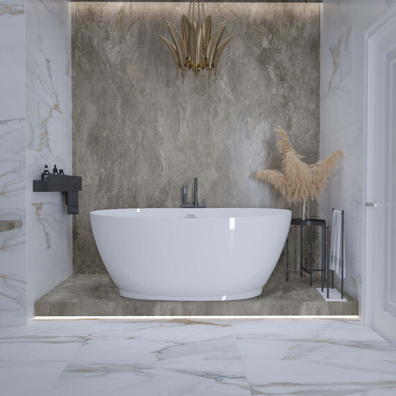 Ванна отдельностоящая Grossman Classic 160x80 см GR-2602 фото 3