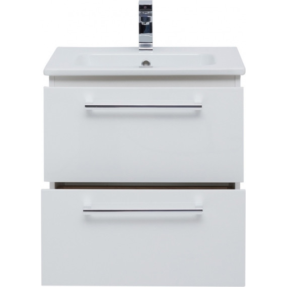 Тумба подвесная с раковиной Dreja Gio 60 см 77.0101W, белый - 4 Тумба подвесная с раковиной Dreja Gio 60 см 77.0101W, белый фото 4