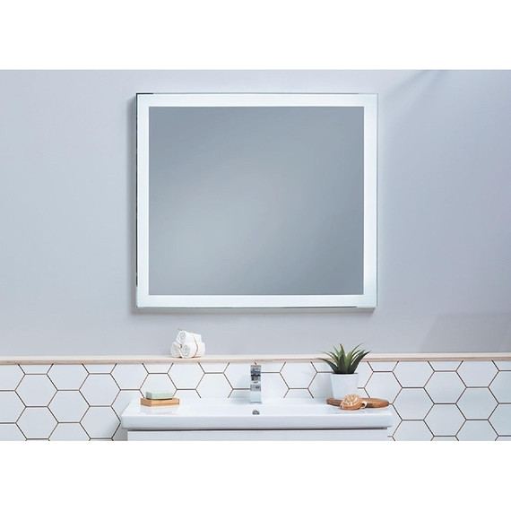 Зеркало Dreja Kvadro 80 см 77.9012W - 3 Зеркало Dreja Kvadro 80 см 77.9012W фото 3