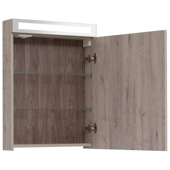 Зеркало-шкаф Dreja Max 60 см 77.9006D, дуб кантри - 4 Зеркало-шкаф Dreja Max 60 см 77.9006D, дуб кантри фото 4