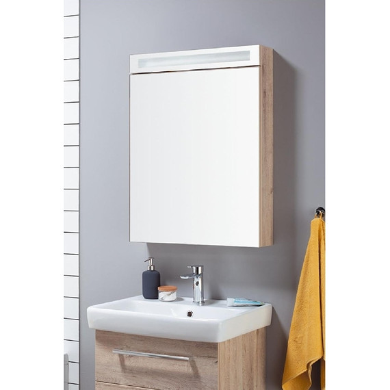 Зеркало-шкаф Dreja Max 60 см 77.9006D, дуб кантри - 3 Зеркало-шкаф Dreja Max 60 см 77.9006D, дуб кантри фото 3