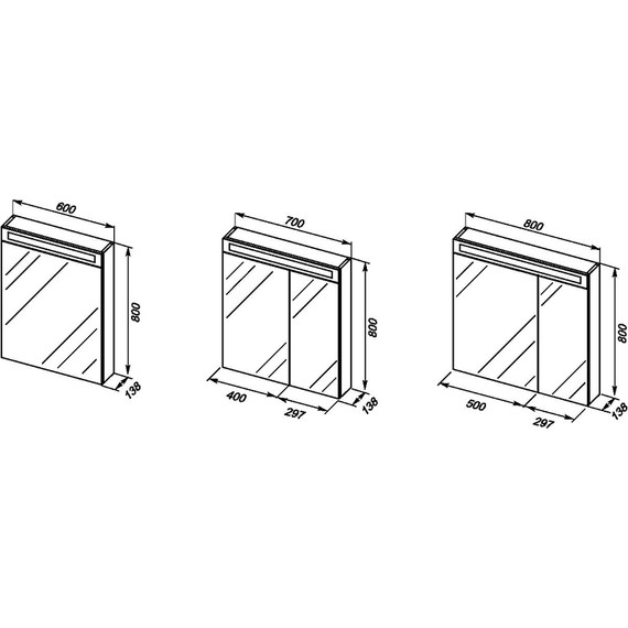Зеркало-шкаф Dreja Max 60 см 77.9006D, дуб кантри - 2 Зеркало-шкаф Dreja Max 60 см 77.9006D, дуб кантри фото 2