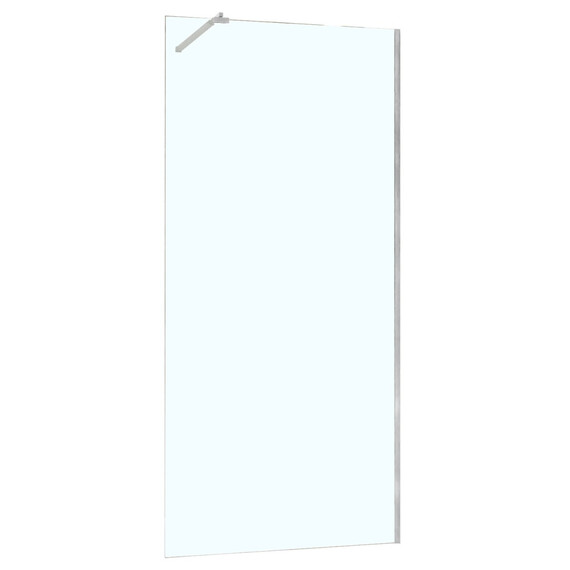 Душевая перегородка Azario Walk-in 90 см AZ-251-90-CH-CL (стекло 8 мм) хром/прозрачное фото 