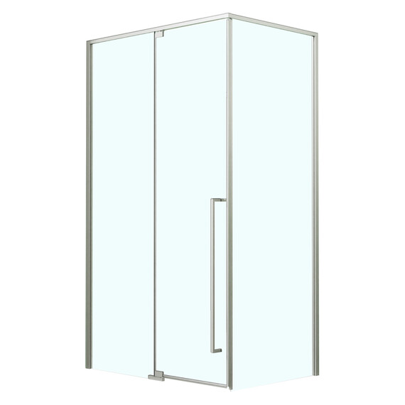 Душевое ограждение Azario MALE 100х100 см AZ-J50-100-CH-CL, хром/прозрачное фото 