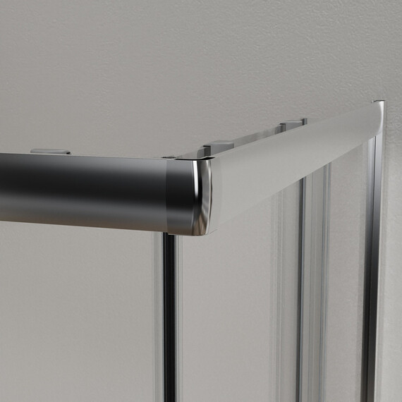 Душевое ограждение Azario PARIS 120х80 см AZ-R06-12080-CH-CHC, хром/стекло "Шиншилла" фото 4