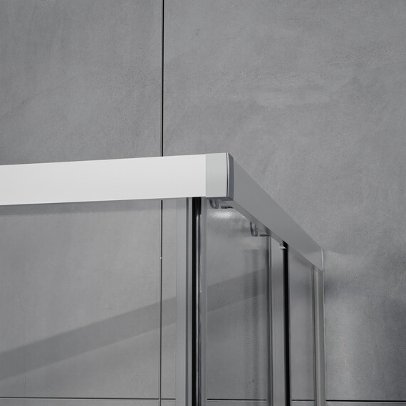 Душевое ограждение Azario VIENNA 90х90 см AZ-R36-90-MB-CL, чёрный матовый/прозрачное фото 4