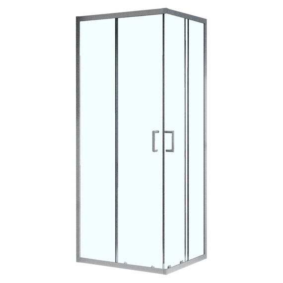 Душевое ограждение Azario VIENNA 90х90 см AZ-R36-90-MGR-CL, графит матовый/прозрачное фото 