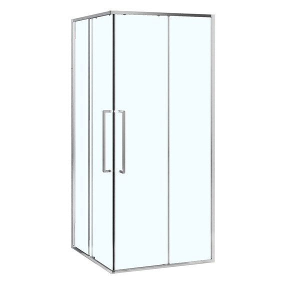 Душевое ограждение Azario SHANGHAI 100x100 см AZ-R43-100-CH-CL, хром/прозрачное фото 