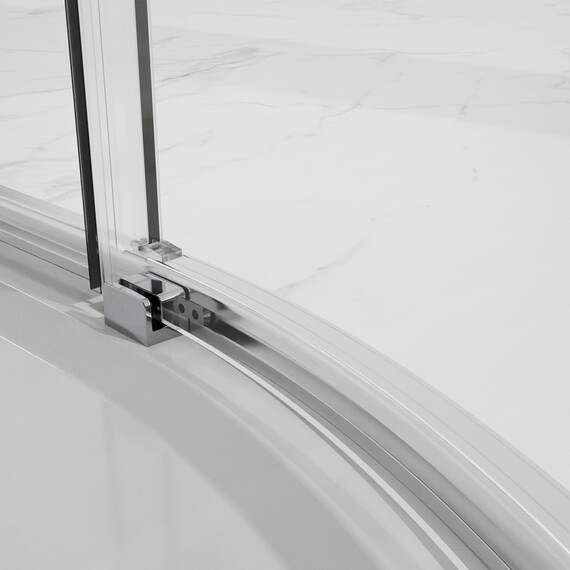 Душевое ограждение Azario SHANGHAI 80x80 см AZ-S43-80-CH-CL, хром/прозрачное фото 3