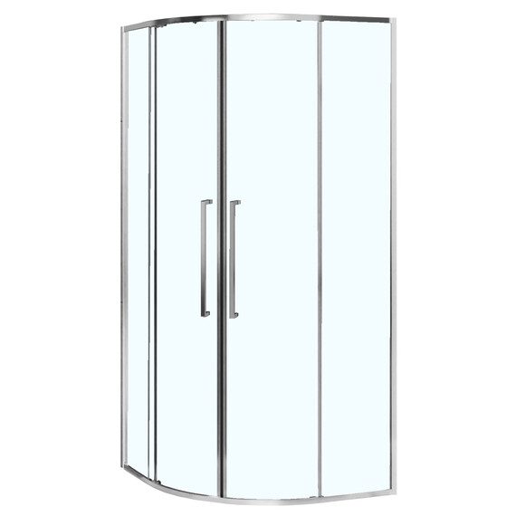 Душевое ограждение Azario SHANGHAI 90x90 см AZ-S43-90-CH-CL, хром/прозрачное фото 