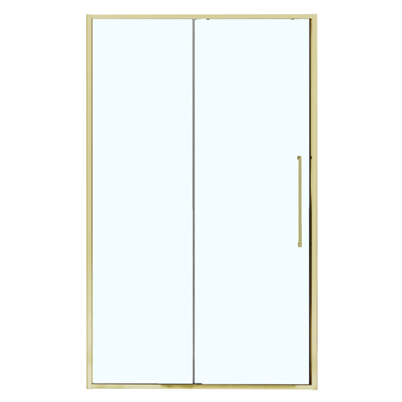 Душевая дверь Azario SHANGHAI 100 см AZ-Y43-100-BGL-CL, золото брашированное/прозрачное фото 