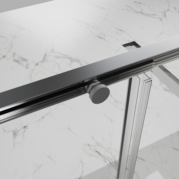 Душевая дверь Azario SHANGHAI 110 см AZ-Y43-110-BGL-CL, золото брашированное/прозрачное фото 5