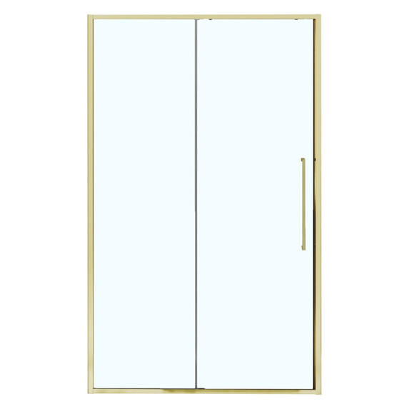 Душевая дверь Azario SHANGHAI 150 см AZ-Y43-150-BGL-CL, золото брашированное/прозрачное фото 