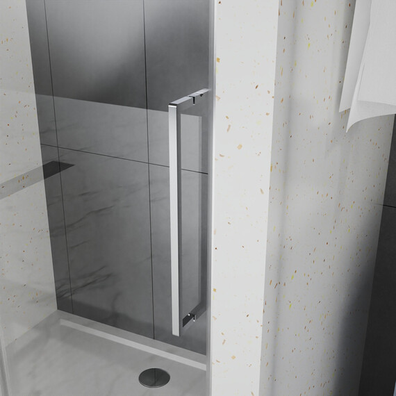 Душевая дверь Azario SHANGHAI 150 см AZ-Y43-150-CH-CL, хром/прозрачное фото 3