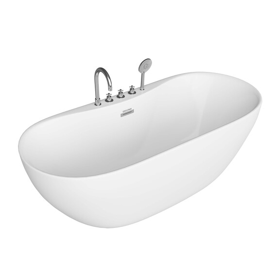 Ванна акриловая Grossman Classic 160x75 см GR-12501-1 фото 2
