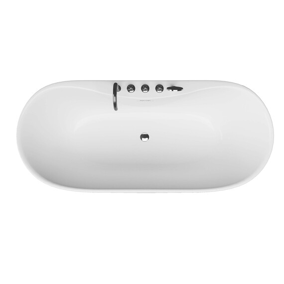 Ванна акриловая Grossman Classic 160x75 см GR-12501-1 фото 3