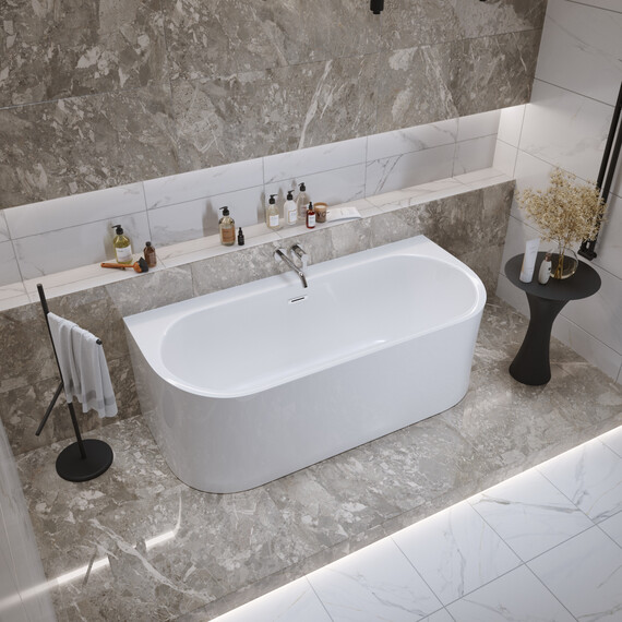 Ванна акриловая Grossman Cristal 170x80 см GR-17073 фото 4