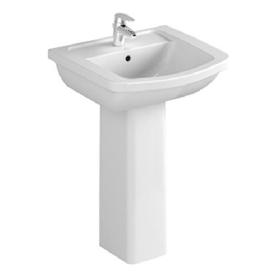 Раковина подвесная с пьедесталом Vitra FORM 300 55 см 9602B003-7650 фото 