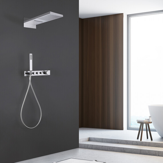 Душевая система для душа с термостатом Abber Rund AF8752 фото 2